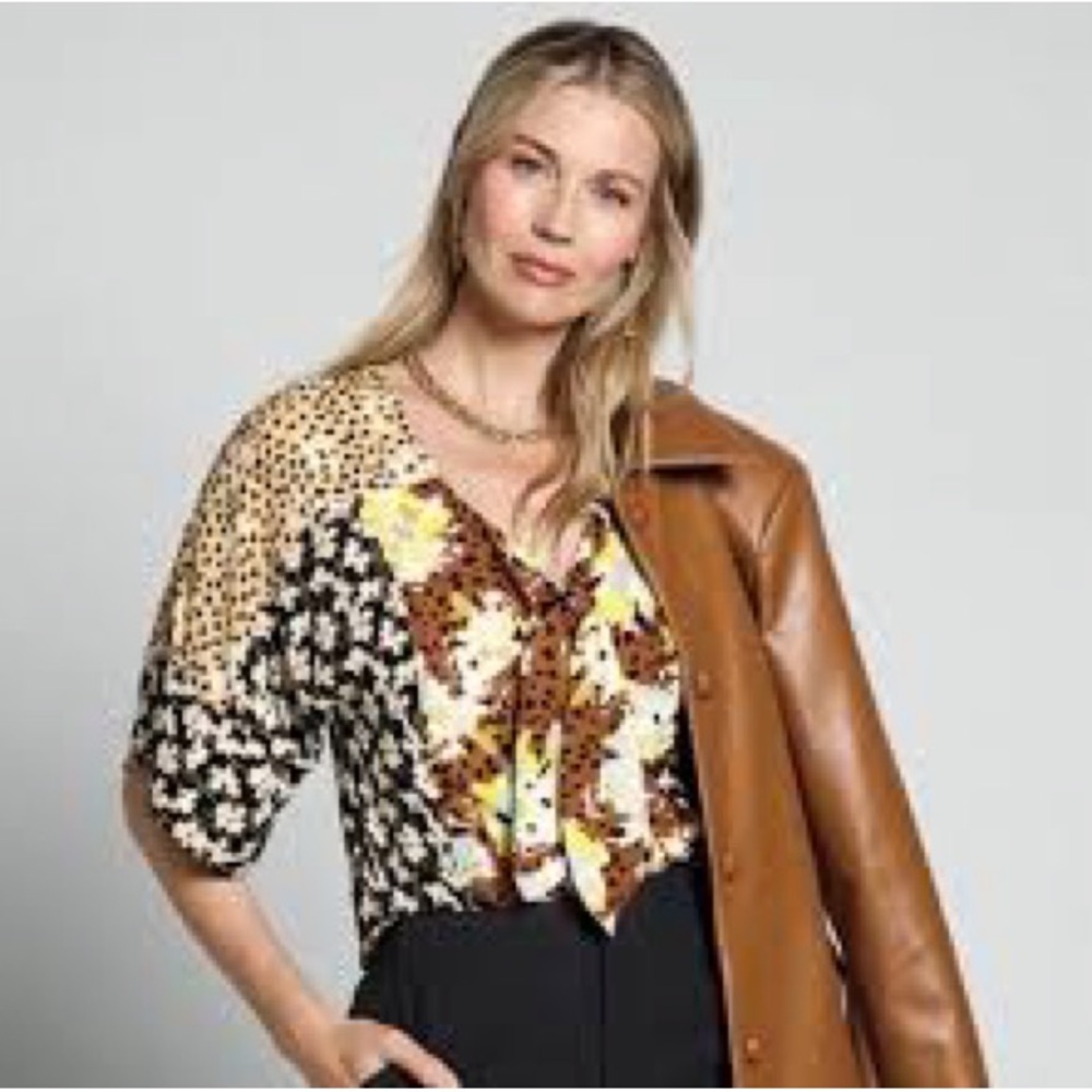 Cabi Patchwork Top #6508